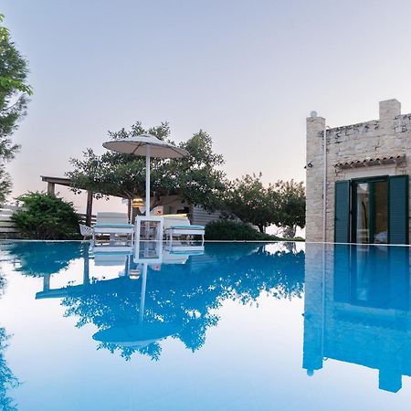 Carob Villa Moirai Bagian luar foto